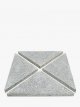 Granite Slabs Parasol Base Weight, 60kg, Pack of 4, Grey
