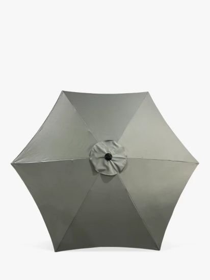 Aluminium Wind-Up Parasol, 2.7m