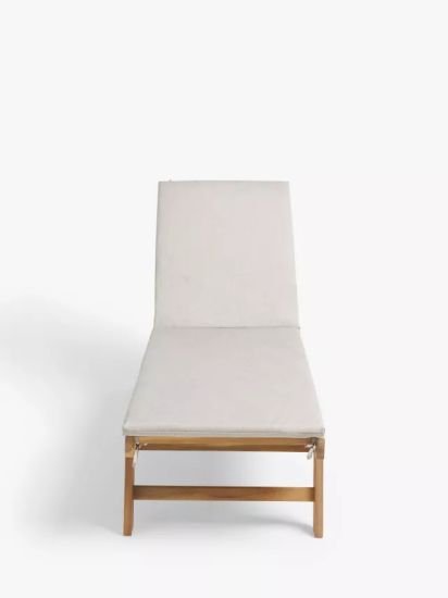 Acacia Wood Sun Lounger, Natural